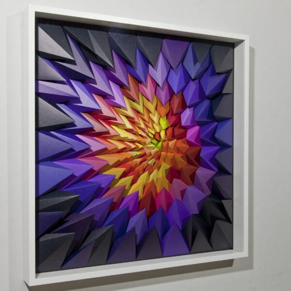 Quantum Bloom I paper sculpture by LetovBarski