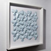 'Icy Radiation' paper sculpture by LetovBarski