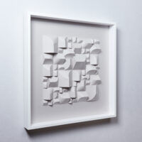 'Grey Code' paper sculpture by LetovBarski