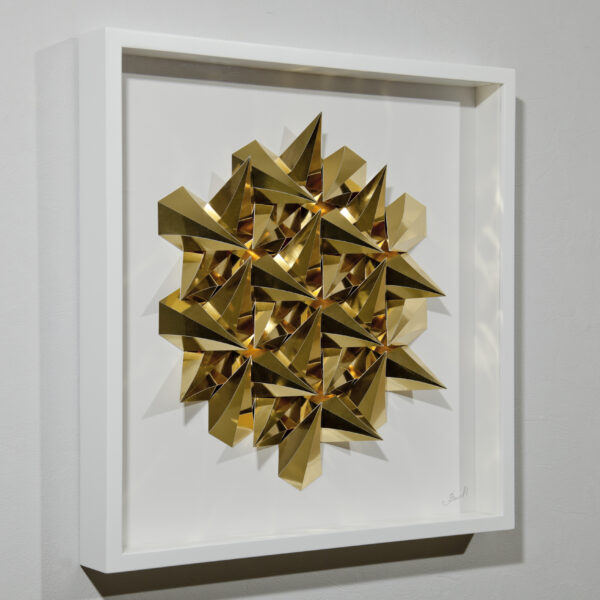 'Golden Dragon' paper sculpture by LetovBarski
