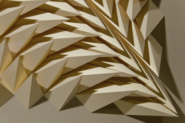 'Foreboding Focus' paper sculpture by LetovBarski