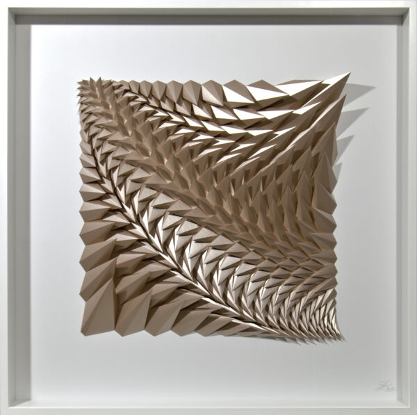 'Cocoa Equilibrium' paper sculpture by LetovBarksi'