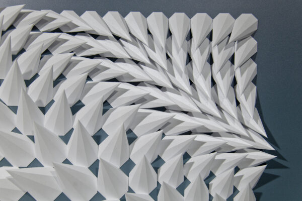 'Tango of Convergence' paper sculpture by LetovBarksi