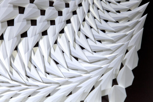'Convergence' paper sculpture by LetovBarski