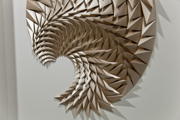 'Cold Crescendo' paper sculpture by LetovBarski