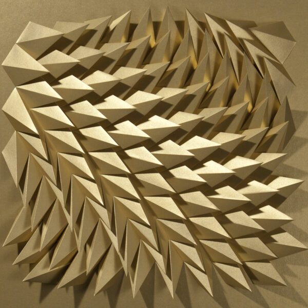 'The Gold Rush' paper sculpture by LetovBarski