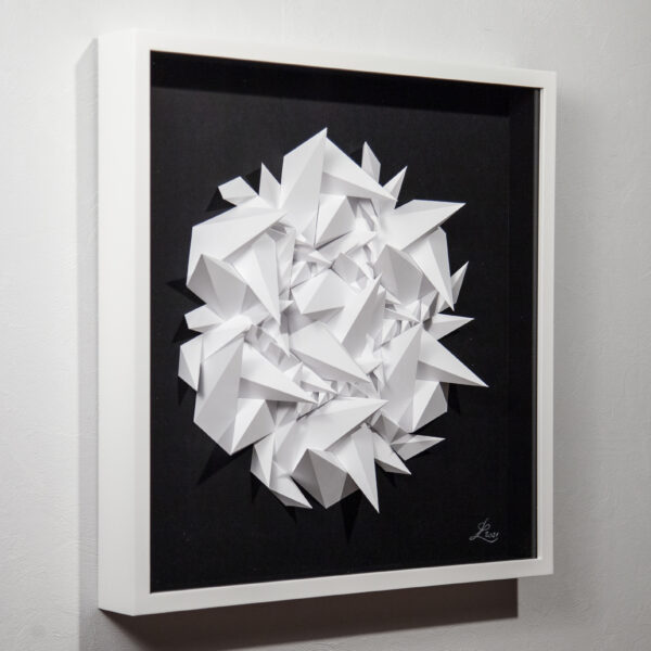 'Radiate' paper sculpture by LetovBarski