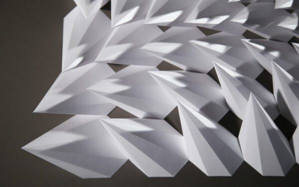 'Approximation' paper sculpture by LetovBarski