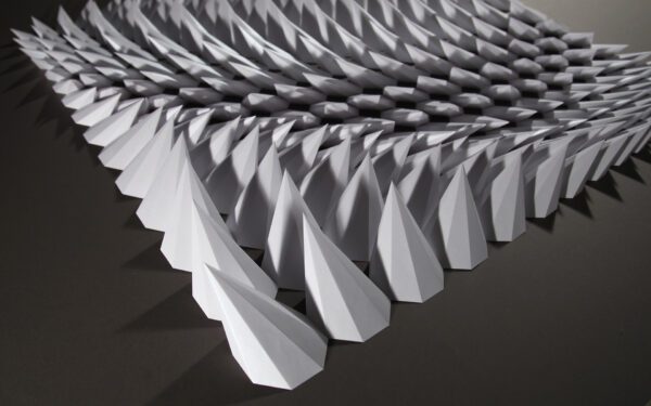 'Approximation' paper sculpture by LetovBarski