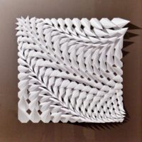 'Approximation' paper sculpture by LetovBarski