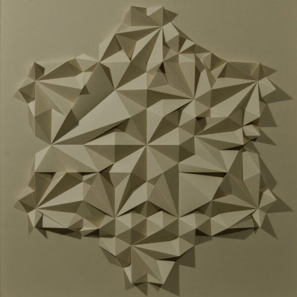 'Hexetude 14' paper sculpture by LetovBarski