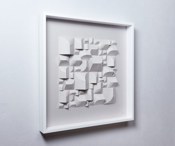 'Grey Code' paper sculpture by LetovBarski