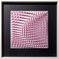 'Pink Nocturne' paper sculpture by LetovBarski