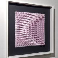 'Pink Nocturne' paper sculpture by LetovBarski