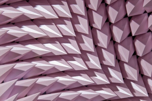 'Pink Nocturne' paper sculpture by LetovBarski