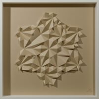 'Hexetude 14' paper sculpture by LetovBarski