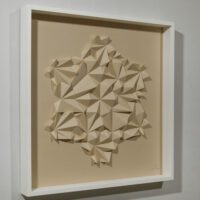 'Hexetude 14' paper sculpture by LetovBarski