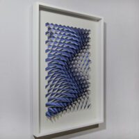 'Edge of Blue' paper sculpture by LetovBarski 'Edge of Blue' paper sculpture by LetovBarski