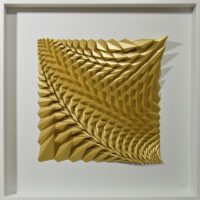 'Golden Equilibrium' paper sculpture by LetovBarski 'Golden Equilibrium' paper sculpture by LetovBarski