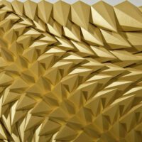 'Golden Equilibrium' paper sculpture by LetovBarski 'Golden Equilibrium' paper sculpture by LetovBarski