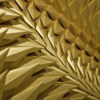 'Golden Equilibrium' paper sculpture by LetovBarski 'Golden Equilibrium' paper sculpture by LetovBarski