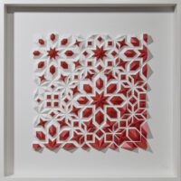 'Crimson Prelude' paper sculpture by LetovBarski 'Crimson Prelude' paper sculpture by LetovBarski