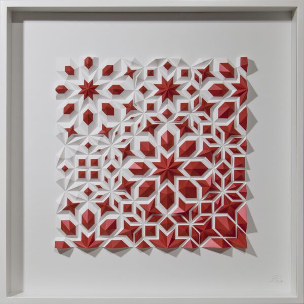 'Crimson Prelude' paper sculpture by LetovBarski 'Crimson Prelude' paper sculpture by LetovBarski