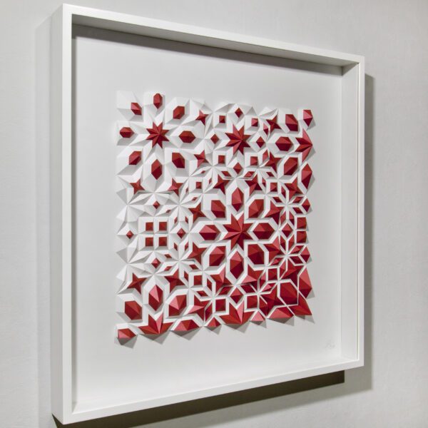 'Crimson Prelude' paper sculpture by LetovBarski 'Crimson Prelude' paper sculpture by LetovBarski