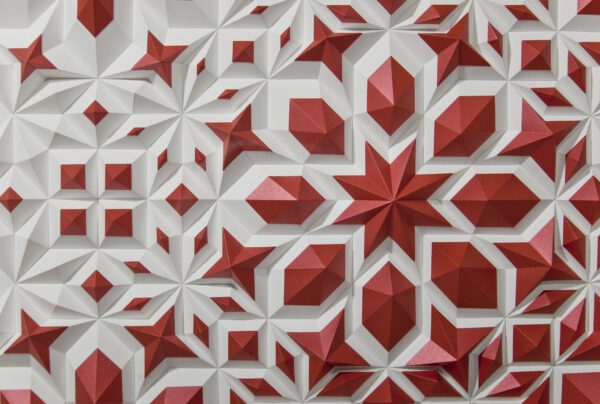 'Crimson Prelude' paper sculpture by LetovBarski 'Crimson Prelude' paper sculpture by LetovBarski