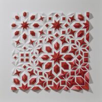 'Crimson Prelude' paper sculpture by LetovBarski 'Crimson Prelude' paper sculpture by LetovBarski
