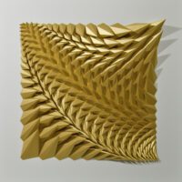 'Golden Equilibrium' paper sculpture by LetovBarski 'Golden Equilibrium' paper sculpture by LetovBarski