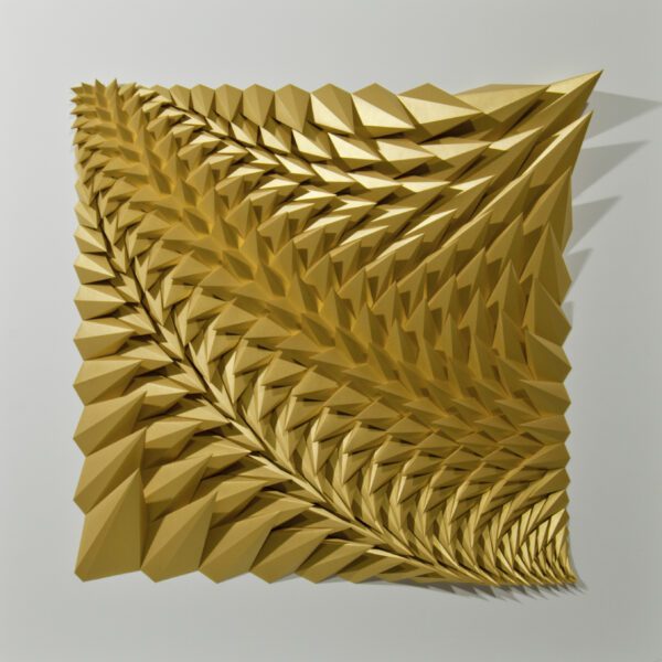 'Golden Equilibrium' paper sculpture by LetovBarski 'Golden Equilibrium' paper sculpture by LetovBarski