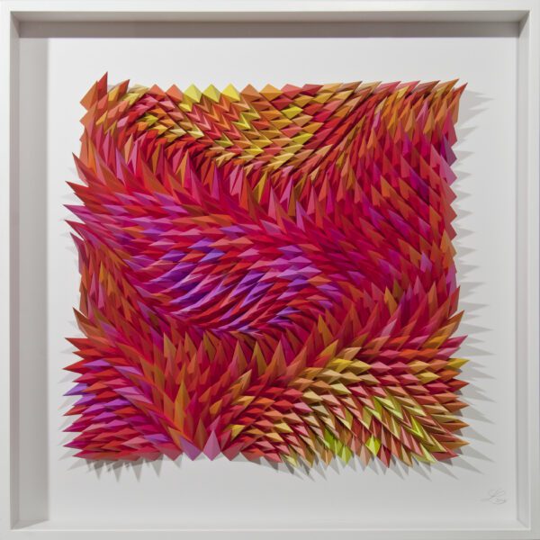 'Pyraflux' paper sculpture by LetovBarski 'Pyraflux' paper sculpture by LetovBarski