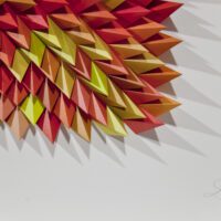 'Pyraflux' paper sculpture by LetovBarski 'Pyraflux' paper sculpture by LetovBarski