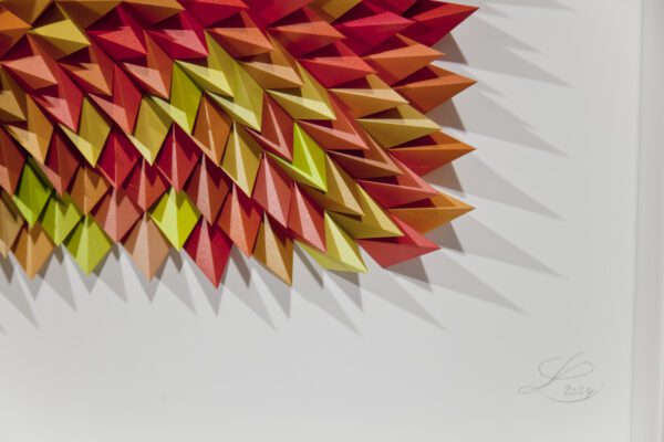 'Pyraflux' paper sculpture by LetovBarski 'Pyraflux' paper sculpture by LetovBarski