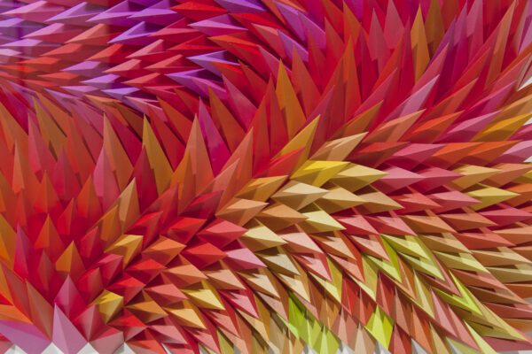 'Pyraflux' paper sculpture by LetovBarski 'Pyraflux' paper sculpture by LetovBarski