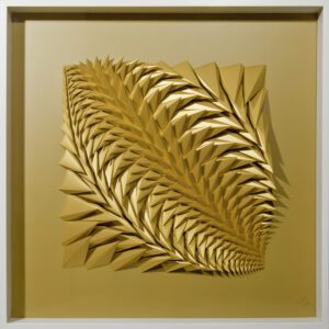 'Golden Equinox' paper sculpture by LetovBarski 'Golden Equinox' paper sculpture by LetovBarski