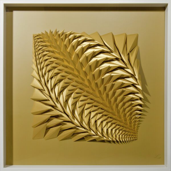 'Golden Equinox' paper sculpture by LetovBarski 'Golden Equinox' paper sculpture by LetovBarski
