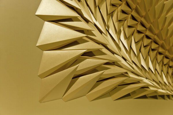 'Golden Equinox' paper sculpture by LetovBarski 'Golden Equinox' paper sculpture by LetovBarski