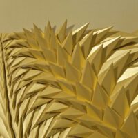 'Golden Equinox' paper sculpture by LetovBarski 'Golden Equinox' paper sculpture by LetovBarski