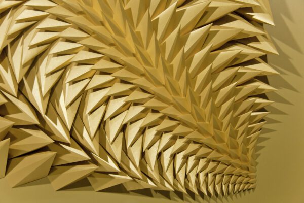 'Golden Equinox' paper sculpture by LetovBarski 'Golden Equinox' paper sculpture by LetovBarski