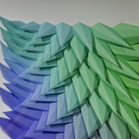 'Gravichord 5' paper sculpture by LetovBarski 'Gravichord 5' paper sculpture by LetovBarski