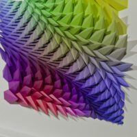 'Gravichord 5' paper sculpture by LetovBarski 'Gravichord 5' paper sculpture by LetovBarski