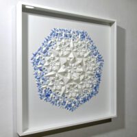 'Decoherence 1' paper sculpture by LetovBarski 'Decoherence 1' paper sculpture by LetovBarski