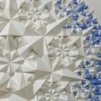 'Decoherence 1' paper sculpture by LetovBarski 'Decoherence 1' paper sculpture by LetovBarski