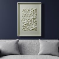 'Arctic Resonance' paper sculpture by LetovBarski 'Arctic Resonance' paper sculpture by LetovBarski