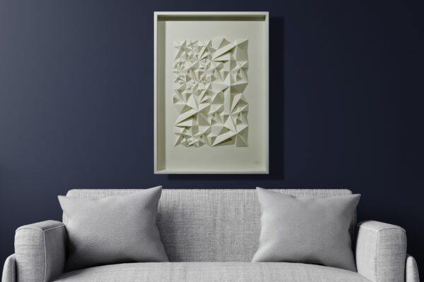 'Arctic Resonance' paper sculpture by LetovBarski 'Arctic Resonance' paper sculpture by LetovBarski