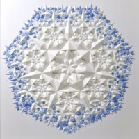 'Decoherence 1' paper sculpture by LetovBarski 'Decoherence 1' paper sculpture by LetovBarski