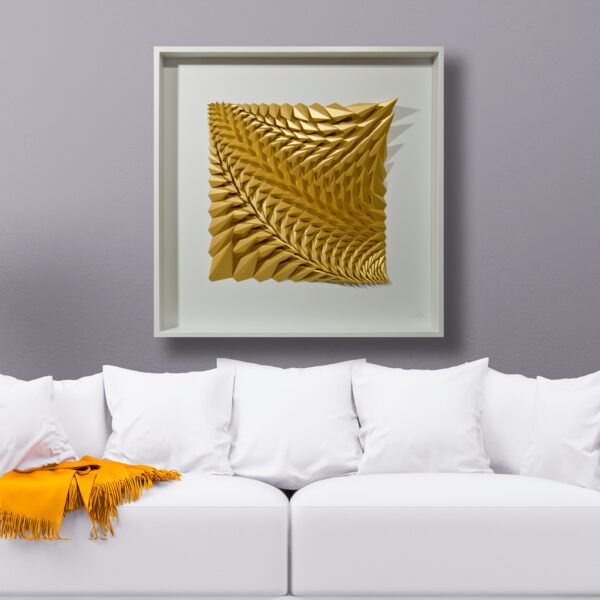 'Golden Equilibrium' paper sculpture by LetovBarski 'Golden Equilibrium' paper sculpture by LetovBarski