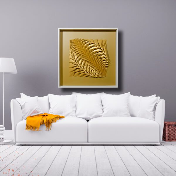 'Golden Equinox' paper sculpture by LetovBarski 'Golden Equinox' paper sculpture by LetovBarski